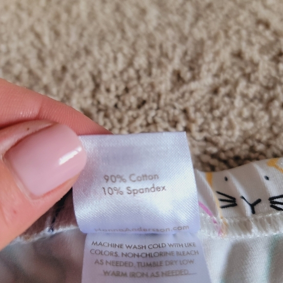 Hanna Andersson Rainbow Bunny Leggings 140/10 - Picture 5 of 5